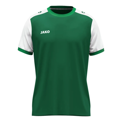 JAKO Trikot Dynamic Kurzarm Unisex dunkelgrün/weiß/grün Front 