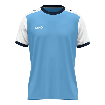 JAKO Trikot Dynamic Kurzarm Unisex skyblue/weiß/marine Front 