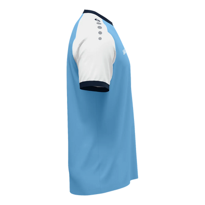 JAKO Trikot Dynamic Kurzarm Kinder skyblue/weiß/marine Seite 
