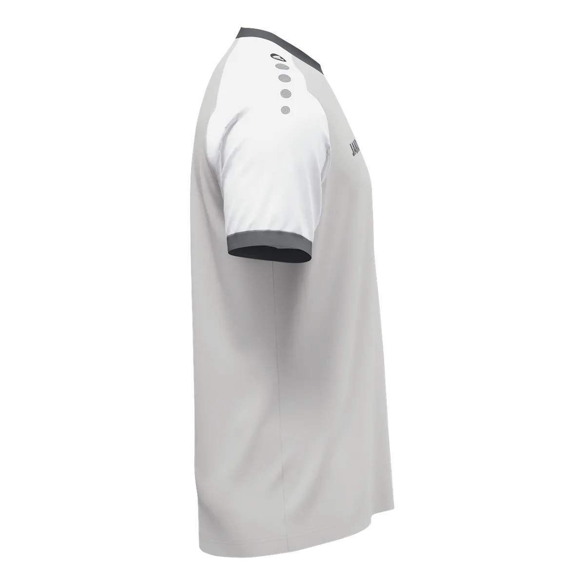 JAKO Trikot Dynamic Kurzarm Kinder hellgrau/weiß/grau Seite 
