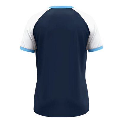 JAKO Trikot Dynamic Kurzarm Unisex marine/weiß/skyblue Rücken 
