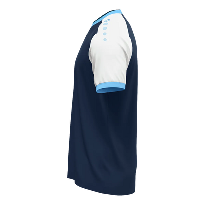 JAKO Trikot Dynamic Kurzarm Unisex marine/weiß/skyblue Seite 