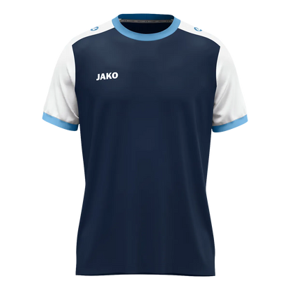 JAKO Trikot Dynamic Kurzarm Unisex marine/weiß/skyblue Front 