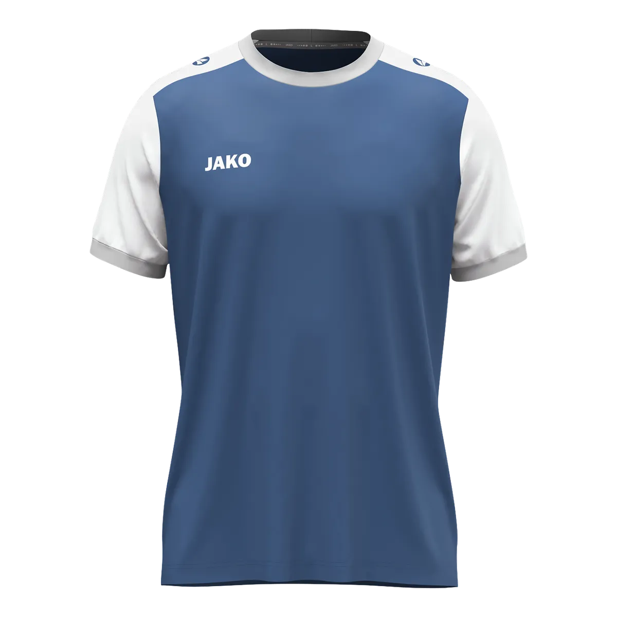 JAKO Trikot Dynamic Kurzarm Unisex nachtblau/weiß/hellgrau Front 