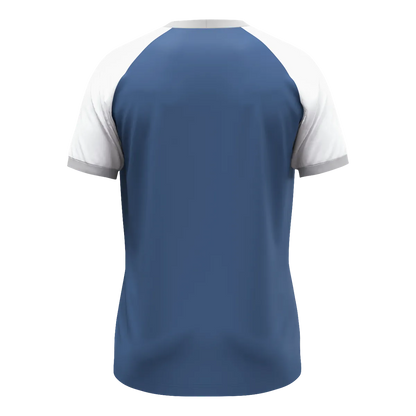 JAKO Trikot Dynamic Kurzarm Kinder nachtblau/weiß/hellgrau Rücken 