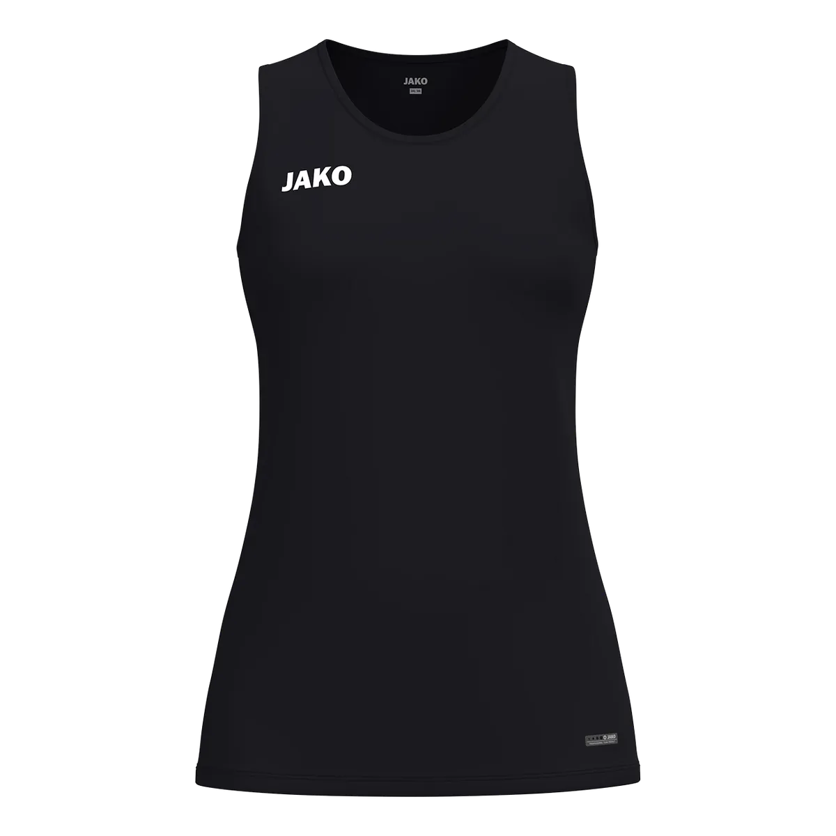 JAKO Tanktop ONE Damen schwarz Front #farbe_schwarz