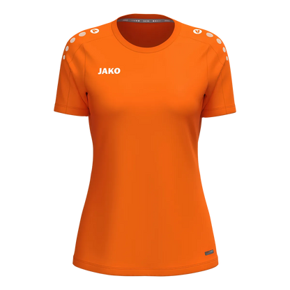 JAKO T-Shirt ONE Kurzarm Damen neonorange Front 