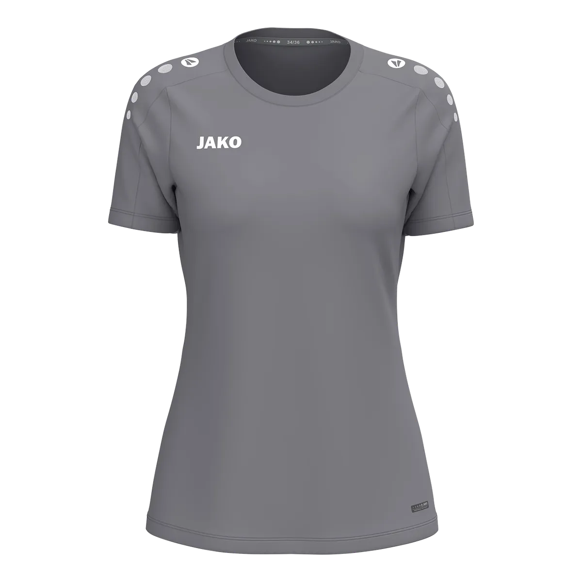 JAKO T-Shirt ONE Kurzarm Damen grau Front 