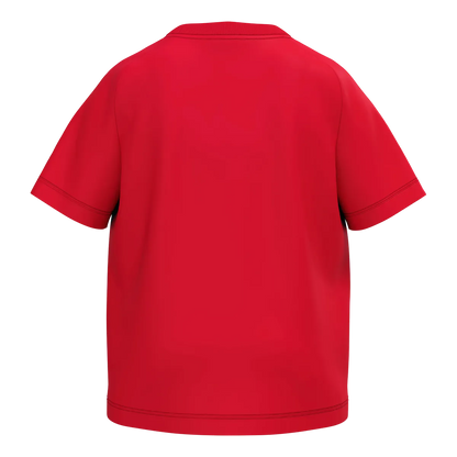 JAKO T-Shirt ONE Cotton Kurzarm Kinder rot Rücken 