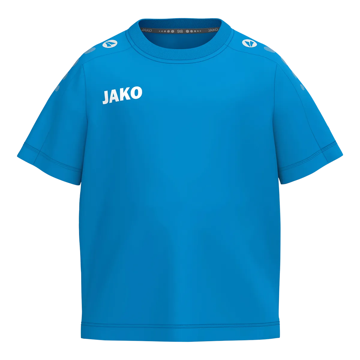 JAKO T-Shirt ONE Cotton Kurzarm Kinder JAKO blau Front 