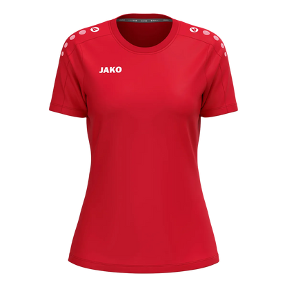 JAKO T-Shirt ONE Cotton Kurzarm Damen rot Front 