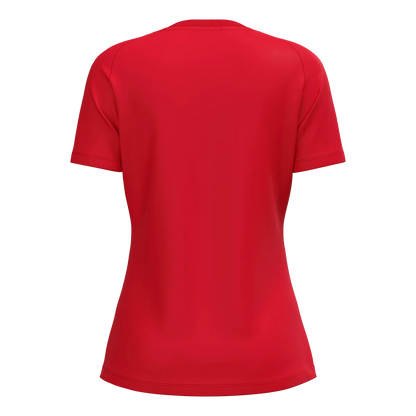 JAKO T-Shirt ONE Cotton Kurzarm Damen rot Rücken 