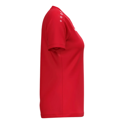 JAKO T-Shirt ONE Cotton Kurzarm Damen rot Seite 