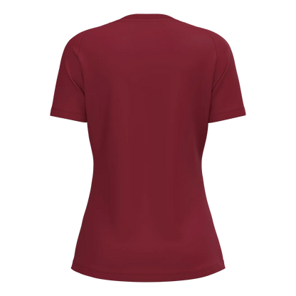 JAKO T-Shirt ONE Cotton Kurzarm Damen bordeaux Rücken 