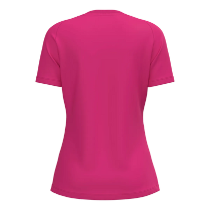 JAKO T-Shirt ONE Cotton Kurzarm Damen deep pink Rücken 