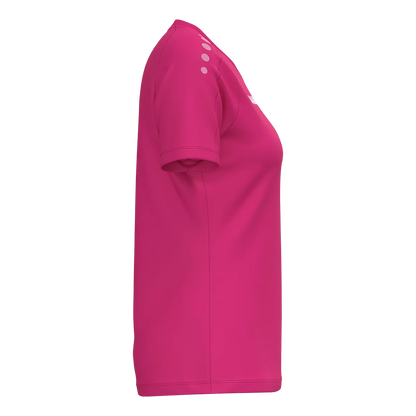 JAKO T-Shirt ONE Cotton Kurzarm Damen deep pink Seite 