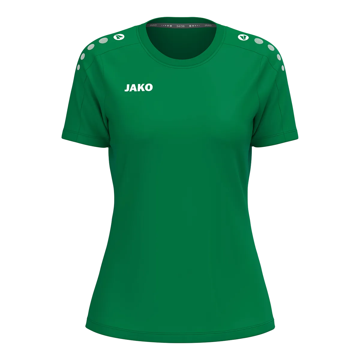 JAKO T-Shirt ONE Cotton Kurzarm Damen sportgrün Front 
