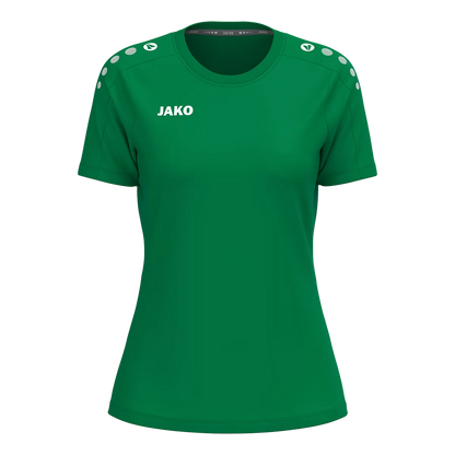JAKO T-Shirt ONE Cotton Kurzarm Damen sportgrün Front 