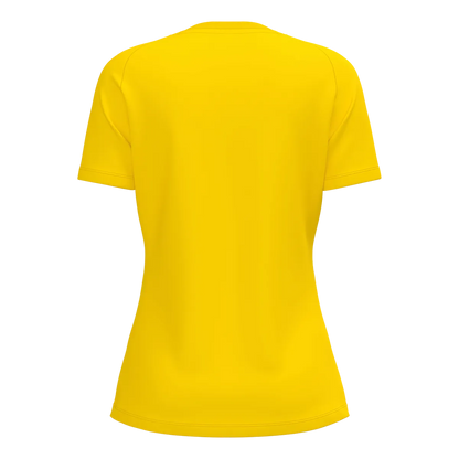 JAKO T-Shirt ONE Cotton Kurzarm Damen gelb Rücken 