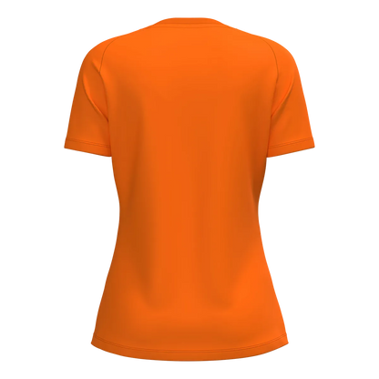 JAKO T-Shirt ONE Cotton Kurzarm Damen neonorange Rücken 