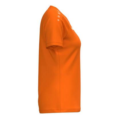 JAKO T-Shirt ONE Cotton Kurzarm Damen neonorange Seite 