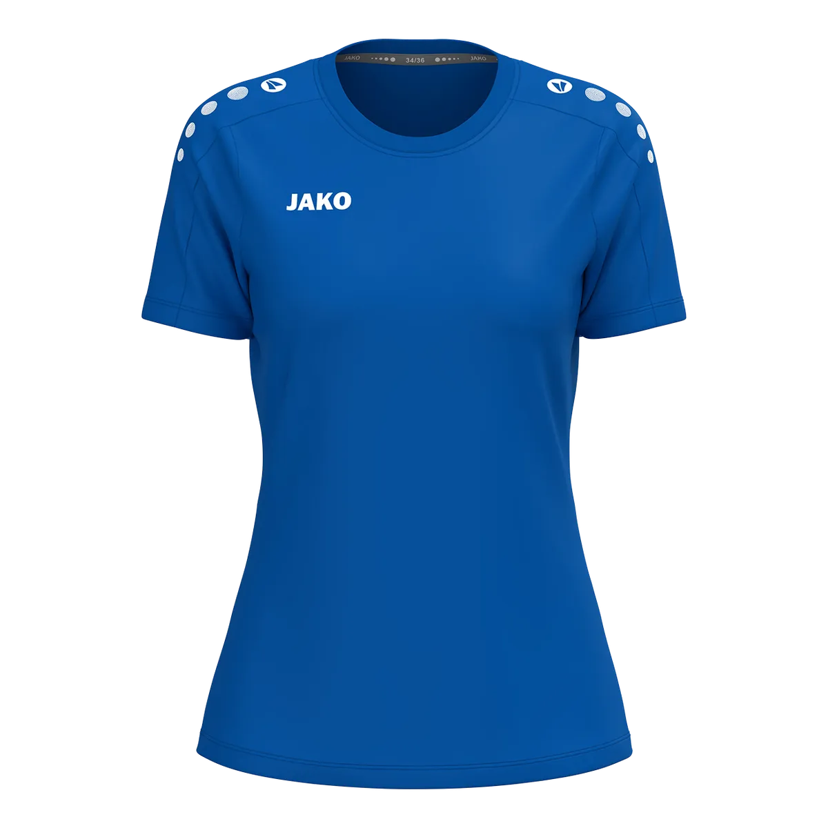 JAKO T-Shirt ONE Cotton Kurzarm Damen royal Front 