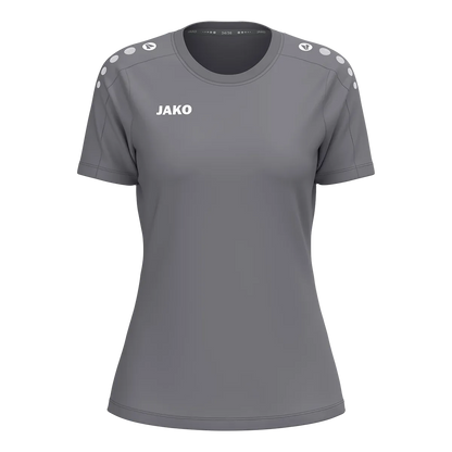 JAKO T-Shirt ONE Cotton Kurzarm Damen grau Front 