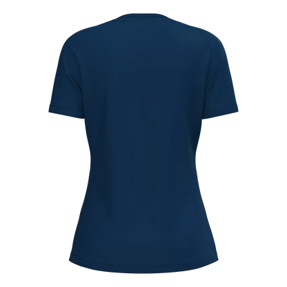 JAKO T-Shirt ONE Cotton Kurzarm Damen navy/citro Rücken 