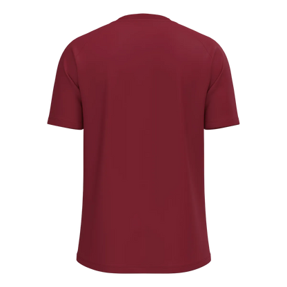 JAKO T-Shirt ONE Cotton Kurzarm Unisex bordeaux Rücken 