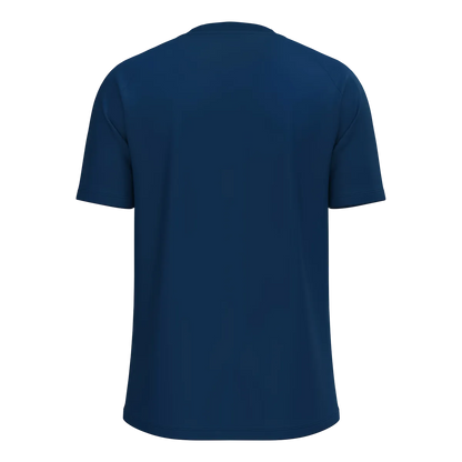 JAKO T-Shirt ONE Cotton Kurzarm Unisex navy/citro Rücken 