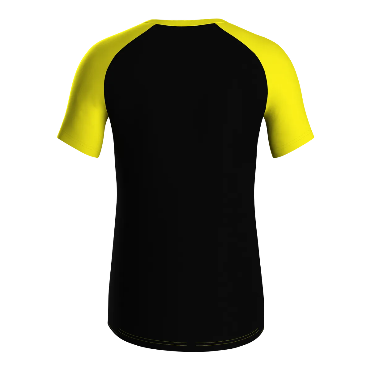 JAKO T-Shirt Iconic Kurzarm Damen schwarz/soft yellow Rücken 