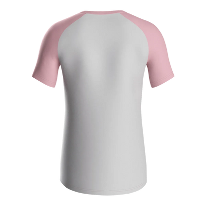JAKO T-Shirt Iconic Kurzarm Unisex soft grey/dusky pink/anthra light Rücken 