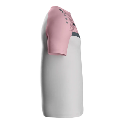 JAKO T-Shirt Iconic Kurzarm Kinder soft grey/dusky pink/anthra light Seite 