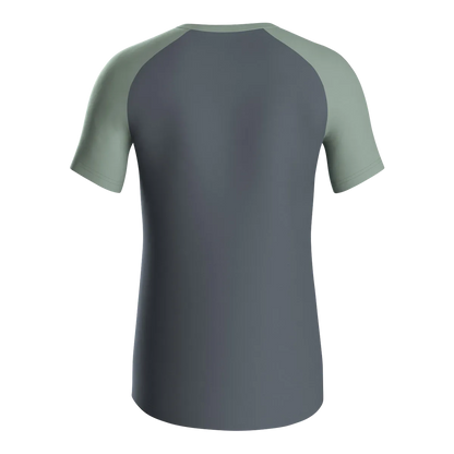 JAKO T-Shirt Iconic Kurzarm Damen anthra light/mintgrün/soft grey Rücken 