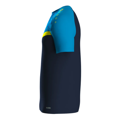 JAKO T-Shirt Iconic Kurzarm Damen marine/JAKO blau/neongelb Seite 