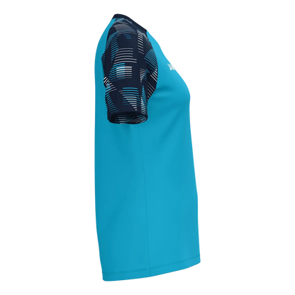 JAKO T-Shirt Sonic Kurzarm Damen aqua/marine Seite 