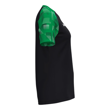 JAKO T-Shirt Sonic Kurzarm Damen schwarz/grün Seite 