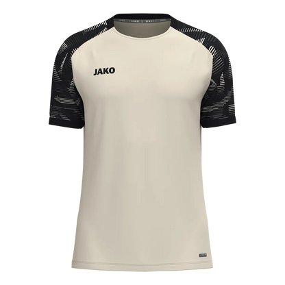 JAKO T-Shirt Sonic Kurzarm Kinder off white/schwarz Front 