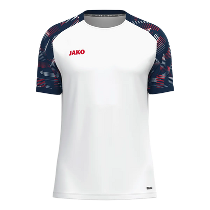 JAKO T-Shirt Sonic Kurzarm Kinder weiß/marine/rot Front 