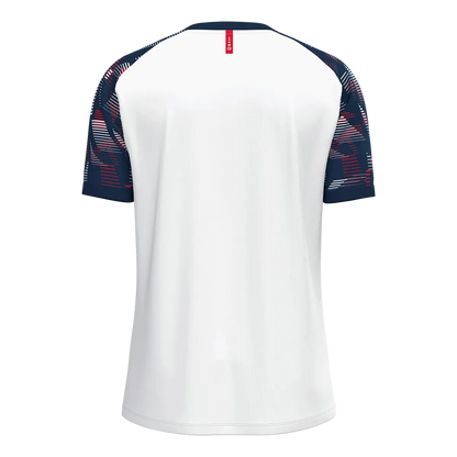 JAKO T-Shirt Sonic Kurzarm Unisex weiß/marine/rot Rücken 
