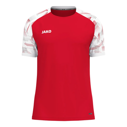 JAKO T-Shirt Sonic Kurzarm Kinder rot/weiß Front 