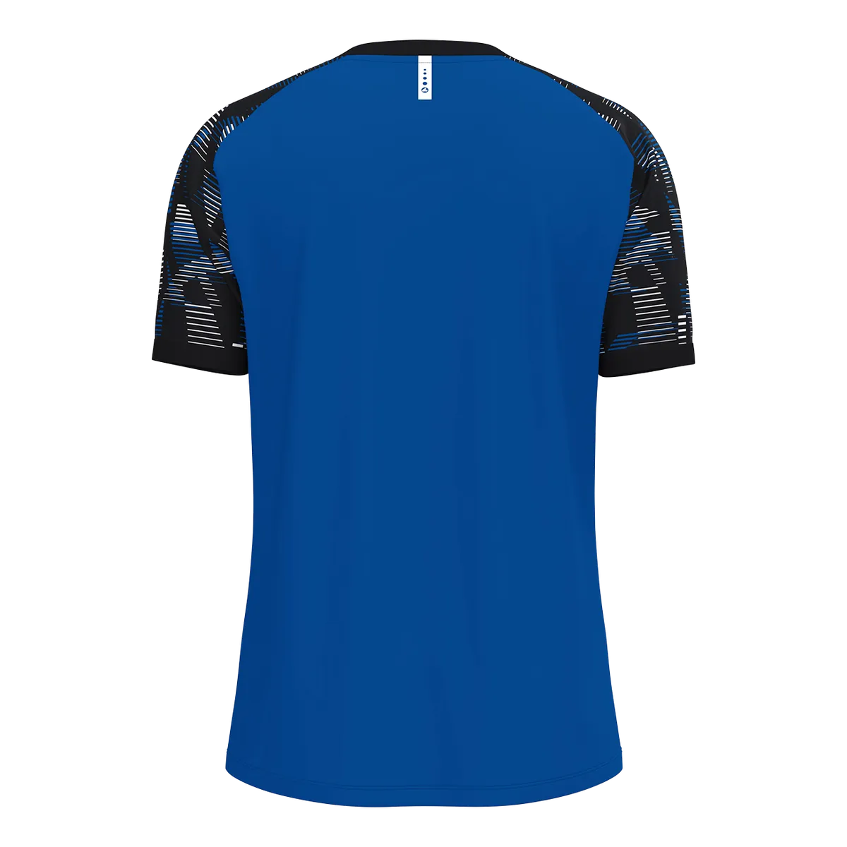 JAKO T-Shirt Sonic Kurzarm Kinder royal/schwarz Rücken #farbe_royal-schwarz