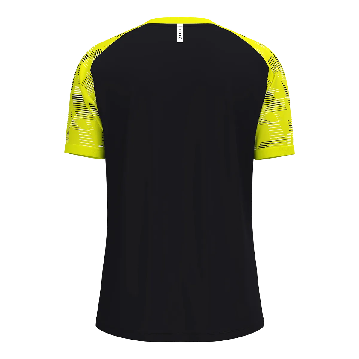 JAKO T-Shirt Sonic Kurzarm Unisex schwarz/neongelb Rücken 