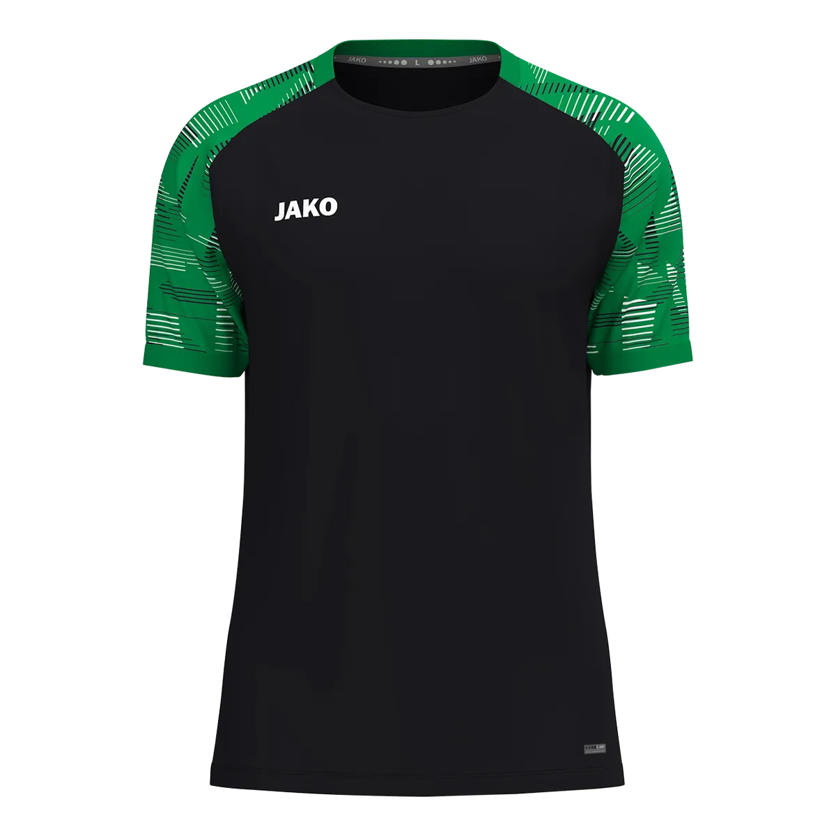 JAKO T-Shirt Sonic Kurzarm Kinder schwarz/grün Front 