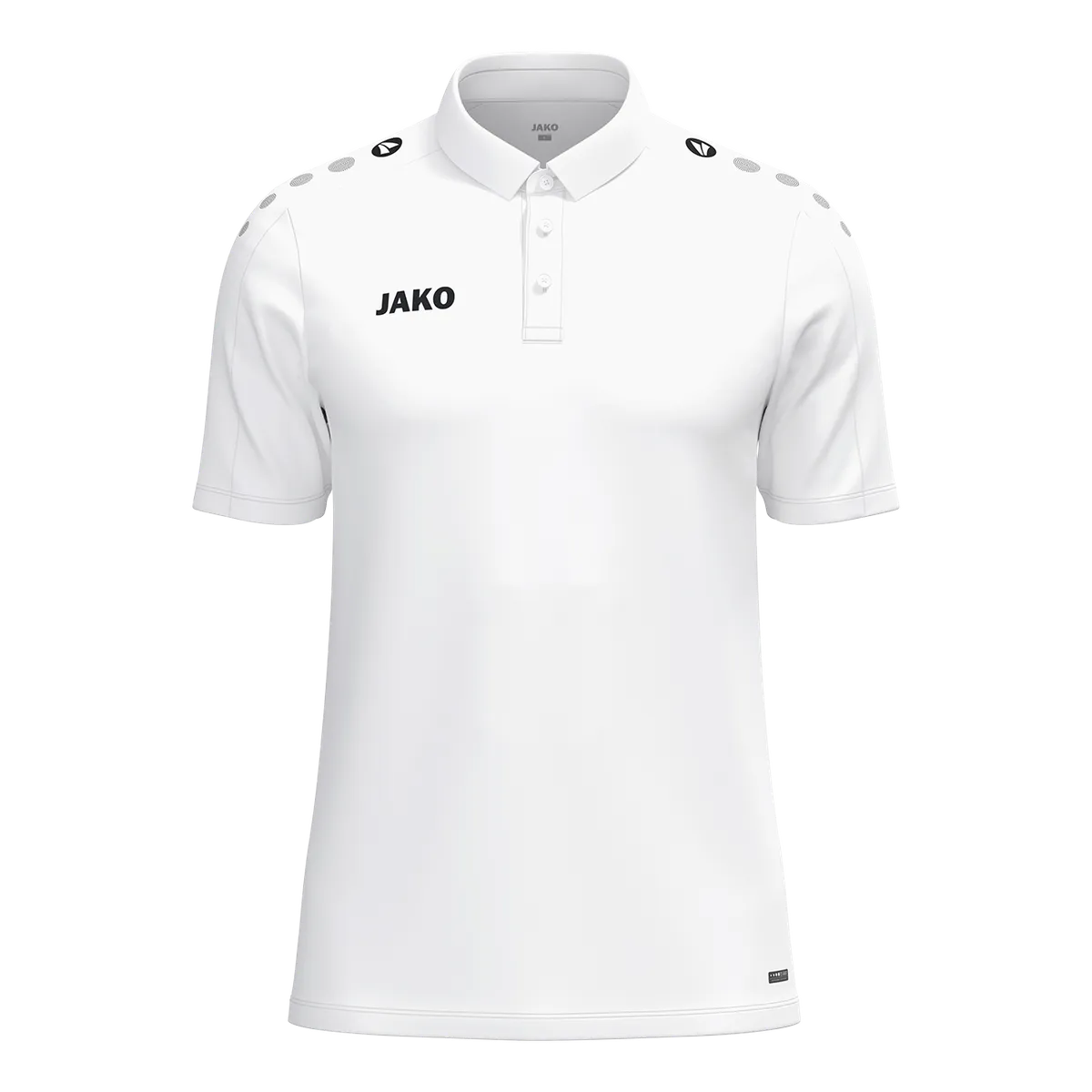 JAKO Poloshirt ONE Kurzarm Unisex weiß Front 