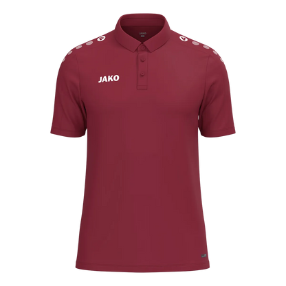 JAKO Poloshirt ONE Kurzarm Kinder bordeaux Front 