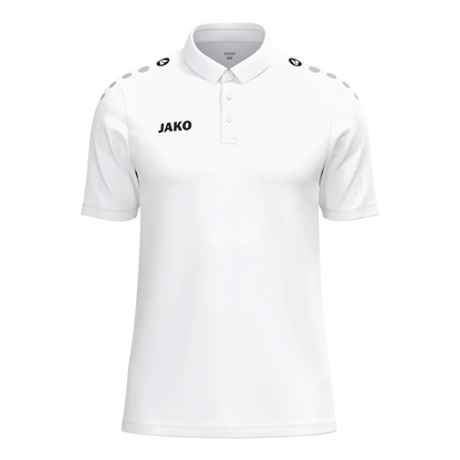 JAKO Poloshirt ONE Cotton Kurzarm Unisex weiß Front 
