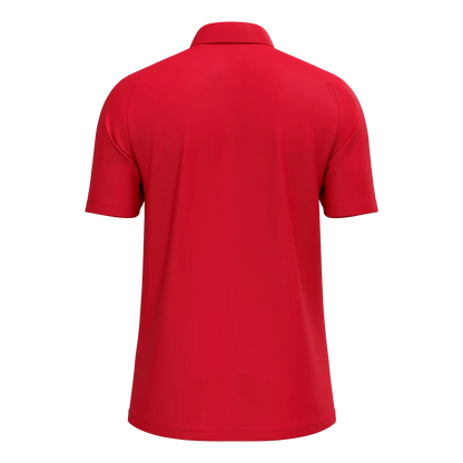 JAKO Poloshirt ONE Cotton Kurzarm Unisex rot Rücken 