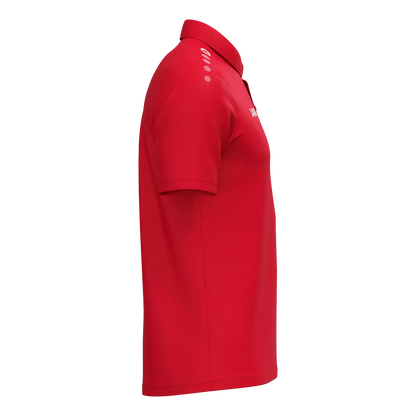 JAKO Poloshirt ONE Cotton Kurzarm Unisex rot Seite 