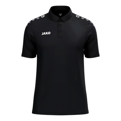 JAKO Poloshirt ONE Cotton Kurzarm Unisex schwarz Front 